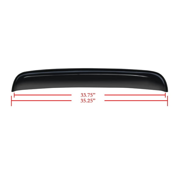Black Horse Off Road SRD01 Dark Smoke 1 Piece Sunroof Deflector