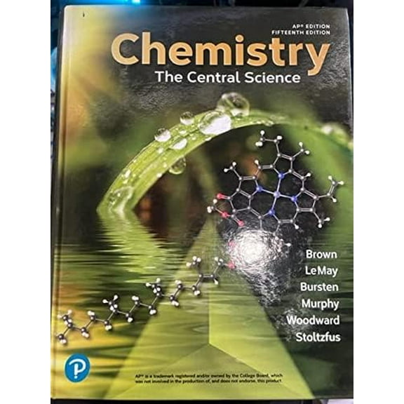 Pre-Owned Chemistry: The Central Science, 15e [AP Edition], 15th Edition, 9780137606801, 013760680X, Hardcover, 15th edition