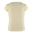thumbnail image 2 of Lauren Ralph Lauren Plus Size Pintucked Cap-Sleeve Top 1X, Modern Cream, 2 of 2