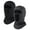 Black+Dark Gray, variant on BUTKLNYTS 2-Pack Full Face Balaclava, Warm and Breathable for Outdoor and Winter