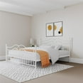 thumbnail image 2 of DHP Tokyo Metal Bed, King, White, 2 of 9