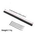 thumbnail image 4 of Mantenga el buceo Zapatillas de acero inoxidable Spring Strap Gear Clip Piezas de chorro con hebilla rápida Hebilla Suministros Suministros Straps Diver Gadgets Black XS kenally OD002514-04B, 4 of 7