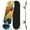 Color6, variant on Complete Skateboards for Beginners,7 Layer Canadian Maple Double Kick Deck,31''Pro Cruiser Cool Space skate Board