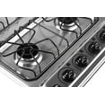 thumbnail image 5 of ABBA- 4 Burners, 24" Stainless Steel Gas Cooktop for Apartment, Indoor, 5 of 7