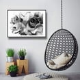 thumbnail image 2 of IDEA4WALL Framed Canvas Wall Art Rose Flowers Floral Picture Prints for Modern Home Decoration, 2 of 4