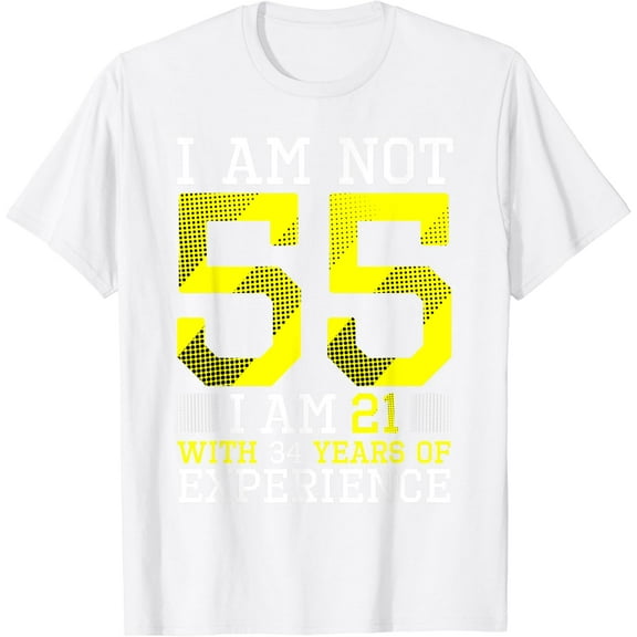 55th Birthday Man Woman 55 Year Old Gift T-Shirt100% cotton