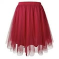 thumbnail image 4 of Ediodpoh Women's Tutu Skirt Pleated Midi Skirt High Waist Flowy Hem for Festive Party and Carnival Ballet Skirt M, 4 of 4