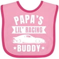 thumbnail image 3 of Inktastic Papas Lil Racing Buddy Boys or Girls Baby Bib, 3 of 4