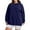 Dark Blue, variant on Dasayo White Women Tops Classic Oversized Long Sleeve Solid Comfy Sweatshirts Women Sweatshirt XXL