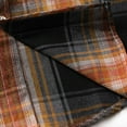 thumbnail image 7 of IWRICH Men's Flannel Shirt Casual Regular Fit Long Sleeve Button down Plaid Shirt with Flap Pockets Dark Gray XXXL, 7 of 7