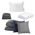 thumbnail image 1 of Edredón Doble Vista Individual Couzy + Sábanas Royal Gris Oxford + Cubre colchón Cloud + Almohada Royal, 1 of 8