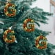 thumbnail image 3 of Adornos navideños artesanales decorativos para el árbol, monogramas decorativos acrílicos 2D con gorro de Papá Noel, 26 letras, adornos navideños colgantes para manualidades, decoración navideña para, 3 of 5