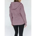 thumbnail image 6 of Womens Zip Up Hoodies Fleece Jackets Oversized Sweatshirts Fall Fashion Outfits Sweaters Winter Clothes Light  M, 6 of 7