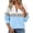 White-gray-blue, variant on VDJ Womens Sweatshirts Half Zip Up Crewneck Long Sleeve Pullover Tops Color Block Fall Winter Fashion Workout Sweat Shirts 2026
