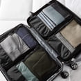 thumbnail image 3 of Juego de 4 bolsas de almacenamiento para equipaje talla M, color negro, 3 of 4