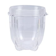Plastic Tall or Short Transparent Cup Mug Blender Juicer Replacement Parts Accessories (Short)