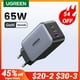 thumbnail image 2 of Cargador UGREEN 65W GaN de carga rápida 4,0 3,0 tipo C PD cargador USB para iPhone 14 13 12 Pro Max cargador rápido para ordenador portátil cargador PD Tan Jianjun  unisex, 2 of 2