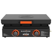 Blackstone Adventure Ready Outdoor Griddle, 22 Inch 2-Burner Flat Top Grill with Cover, Black