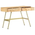 thumbnail image 4 of vidaXL Writing Desk with Drawers 39.4"x21.7"x29.5" Solid Mango Wood, 4 of 10