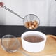 thumbnail image 4 of Monstrate Herramienta de tamiz de acero inoxidable, aceite de harina, olla caliente, colador, bolas de cerdo fritas, colador de alimentos, Cocina y Comedor Rojo/L, 4 of 6