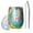 Colorful Tie Dye-2, variant on 12oz Stemless Wine Tumblers Pink Tie Dye Pattern Vacuum Insulated Stainless Steel Travel Tumbler Cups Mug with Lid and Straw for Champaign,Cocktail,Beer with Cleaning Brush