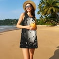 thumbnail image 3 of Xecao Robe d'Été pour Femmes, Robe de Plage Décontractée Sans Manches avec Poches, 3 of 7