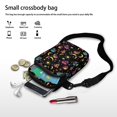 thumbnail image 7 of HELLHERO Polyester Small Crossbody Purse Double Deck Travel Crossbody Purse for Travel Daily Use, Skull and Moon Pattern, 7 of 7