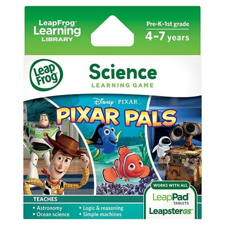 leapfrog pixar pals learning game (for leappad platinum, leappad ultra, leappad1, leappad2, leappad3, leapster explorer, leapstergs