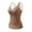Coffee, variant on Shapewear Camisoles With Built in Bra Tummy Control Compression Tank Tops for Women Body Shaper Padded Tanks