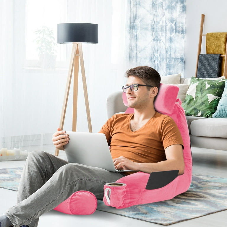 Back pillow with armrest sale