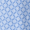 Cornflower Daisy Geo, variant on Women's 100% Cotton Raglan Sleeve Smocked Neck 40" Sleepwear Gown, Sizes XS-5X