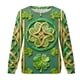 thumbnail image 3 of Uootdi Oversized St Patricks Day Sweatshirts for Women Irish Saint Pattys Shamrock Crewneck Long Sleeve Shirts Holiday Trendy Pullover Tops Gift, 3 of 7