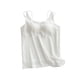 thumbnail image 2 of Pijama de manga corta para mujer, de gasa, con cuello en V y tirantes, para verano. Blusa de poliéster para mujer., 2 of 3