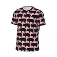 thumbnail image 5 of T Shirt For Men Animal Farm Print Running T-Shirt Cute Pink Pig Harajuku Mens Streetwear Tshirt Beac, 5 of 7