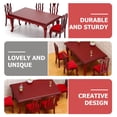 thumbnail image 3 of Shisuyan Miniature Dinner Table Decor Rectangular 1Pcs 6.48x3.73x2.95In, 3 of 8