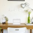 thumbnail image 3 of OULII Plastic Desktop Organizer White PP Organization for Classroom 1Pcs, 3 of 7