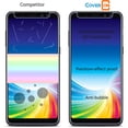 thumbnail image 4 of 2 Pack of CoverON Samsung Galaxy A8 2018 Tempered Glass Screen Protectors - Premium Grade 9H Tough - HD Clear, 4 of 5