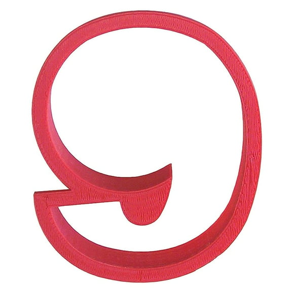 Number Nine Cookie Cutter 4 Inch - Hand Made in the USA