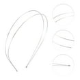 thumbnail image 3 of Unique Bargains 1 Pc Simple Double Row Headbands for Women Silver Tone, 3 of 6