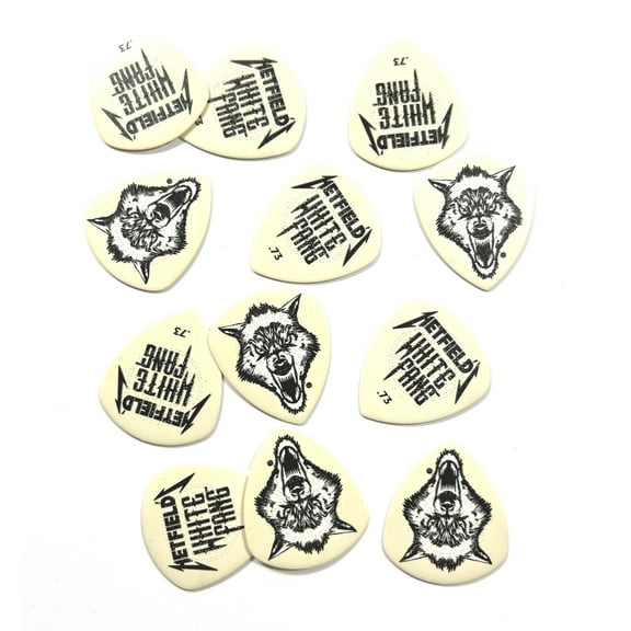 Dunlop Guitar Picks White Fang 12 Picks .73mm James Hetfield