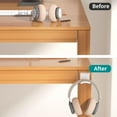 thumbnail image 2 of Under Desk Headphone Hook - Adhesive Headphone Stand Hanger for Desk - White, 2 of 15