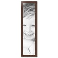 thumbnail image 2 of ArtToFrames 12" x 49" Honors Mahogany with Gold Picture Frame, 12x49 inch Brown Wood Poster Frame (WOM-5156), 2 of 7