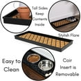 thumbnail image 3 of BirdRock Home Rubber Boot Tray with Coir Insert - 34 inch Decorative Boot Tray for Entryway , 3 of 9