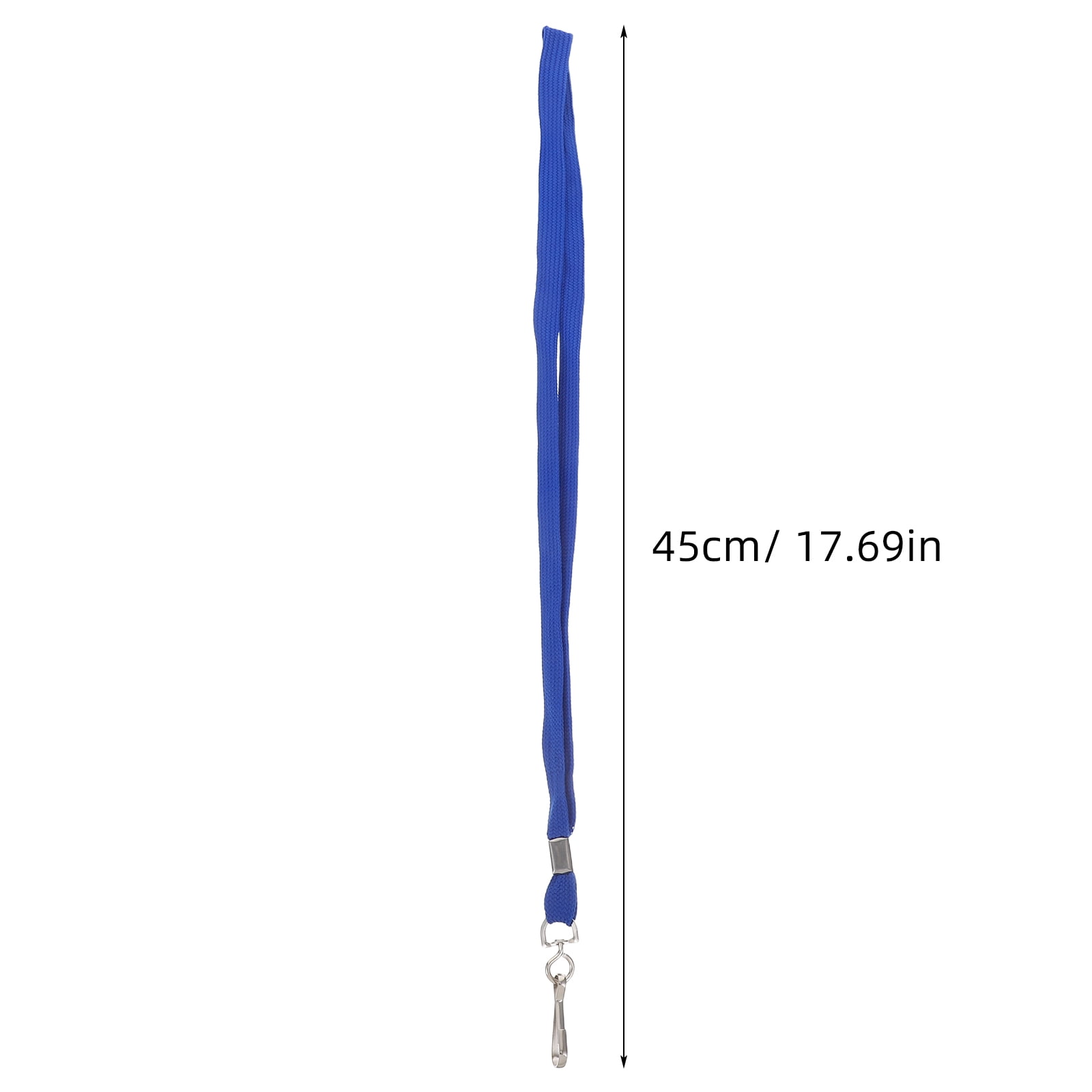 100Pcs Raindrops Plastic and Metal Badge Lanyard Clips for Projects and Office Use