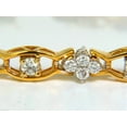 thumbnail image 6 of 3.65Ct CLUSTERS DIAMOND BRACELET G VS 14KT EXCELLENT CUTS & LINKS, 6 of 12