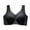 Black, variant on Ltctricy Wireless Bras for Women Seamless Comfort Support Lift Lace Full Coverage Workout Bralettes Soft Cotton Bras