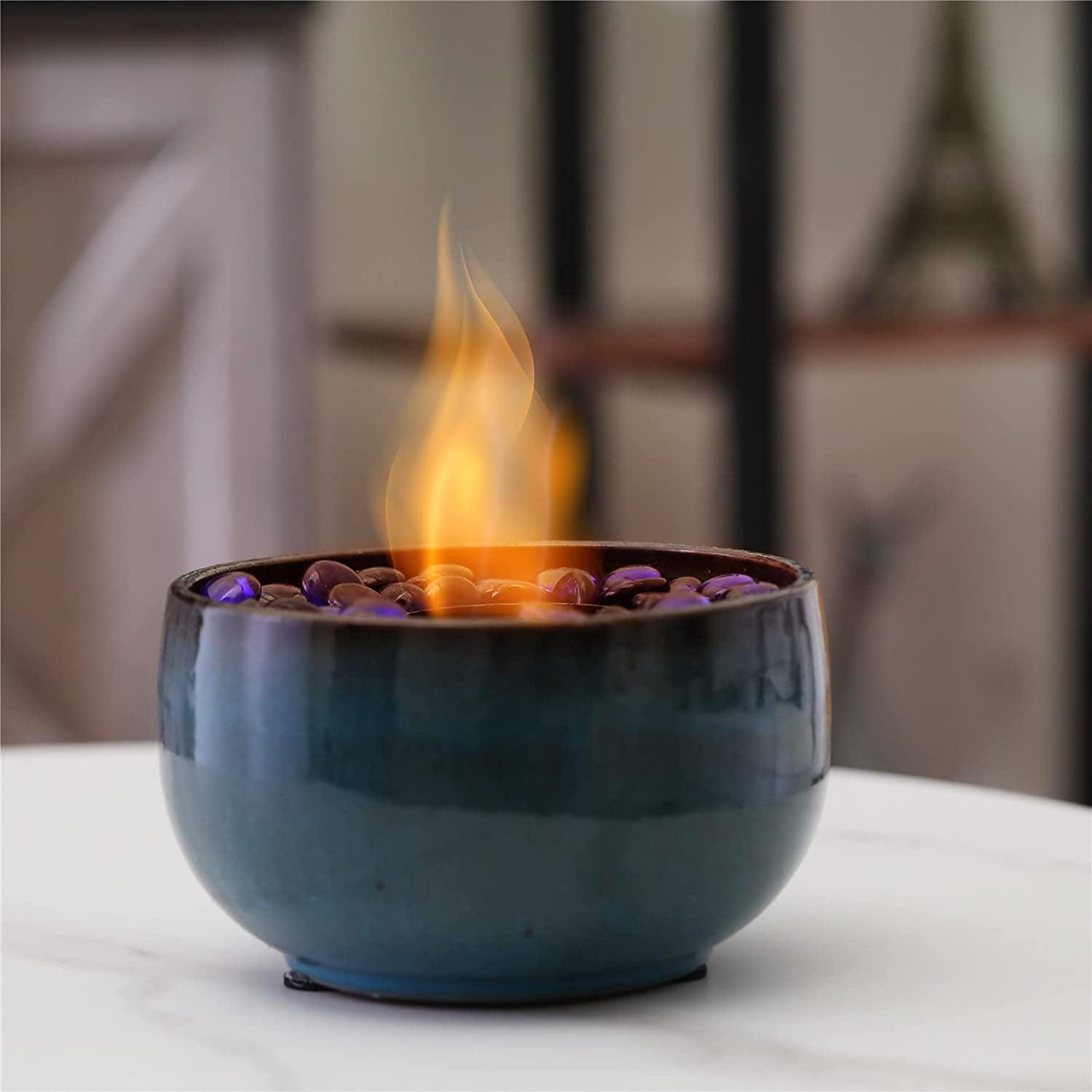 Choose Color Details about   Terra Flame Gel Fuel Indoor Outdoor Tabletop Concrete Fire Bowl 