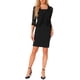 thumbnail image 1 of INSPIRAR CHIC Conjuntos de 2 Piezas para Mujeres Madre de la Novia Vestido Formal Sin Mangas Concha de Encaje Negro, 1 of 6