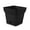 Black, variant on Mintra Garden - 6.75in Square Garden Pot (6.75in x 6.75in)