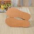 thumbnail image 6 of IUJSOY Sandals for Women 2025 Casual Peep Toe Slingback Flats Shoes Comfortable Slip on Beach Shoes, 6 of 9